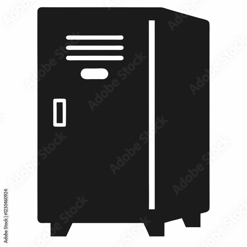 a digital locker silhouette vector design