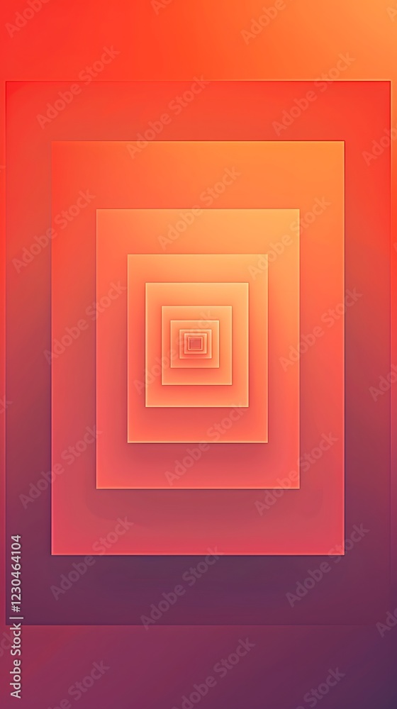 Mesmerizing Gradient Concentric Squares Abstract Minimal Geometric Digital Art Design Mesmerizing Gradient Concentric Squares Abstract Minimal Geometric Digital Art Design