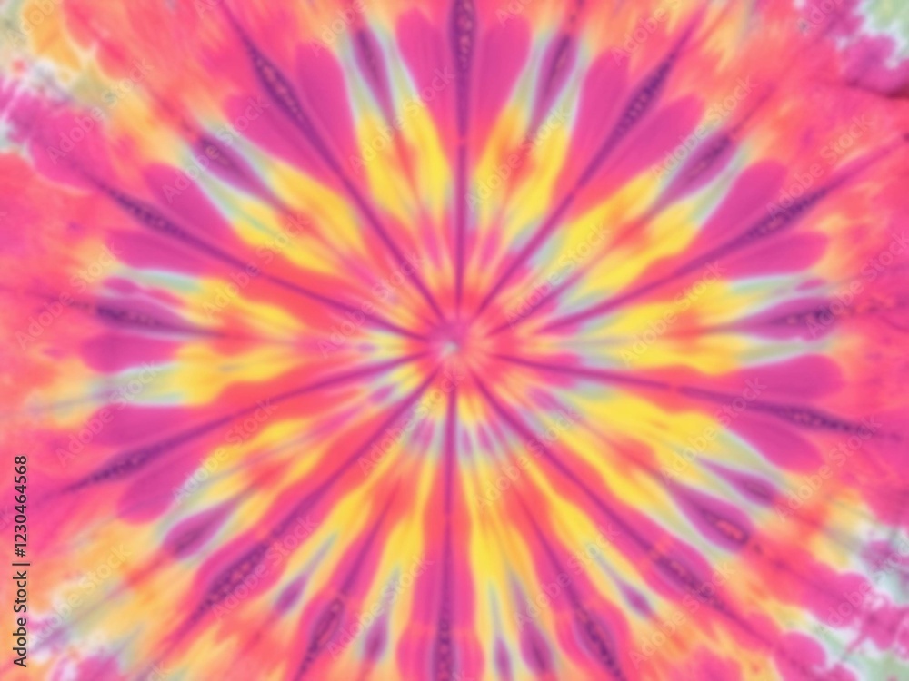 Obraz premium A colorful tie dye design with a spiral
