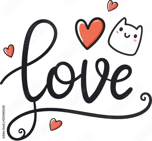 Valentine Day Typography T-shirt Design