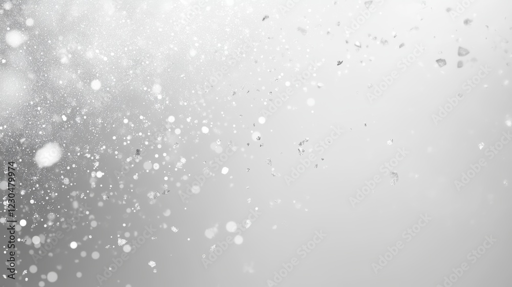 Grey white abstract background with flowing particles. Digital future technology concept. vector illustration. Grey white abstract background with flowing particles. Digital future technology concept. vector illustration.