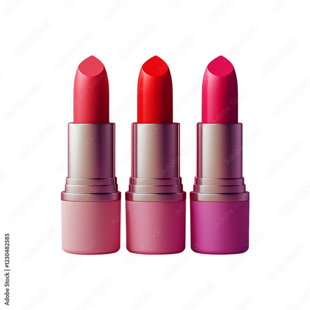 Luxurious lipstick make-up beauty product isolated on a transparent background. Luxurious lipstick make-up beauty product isolated on a transparent background.