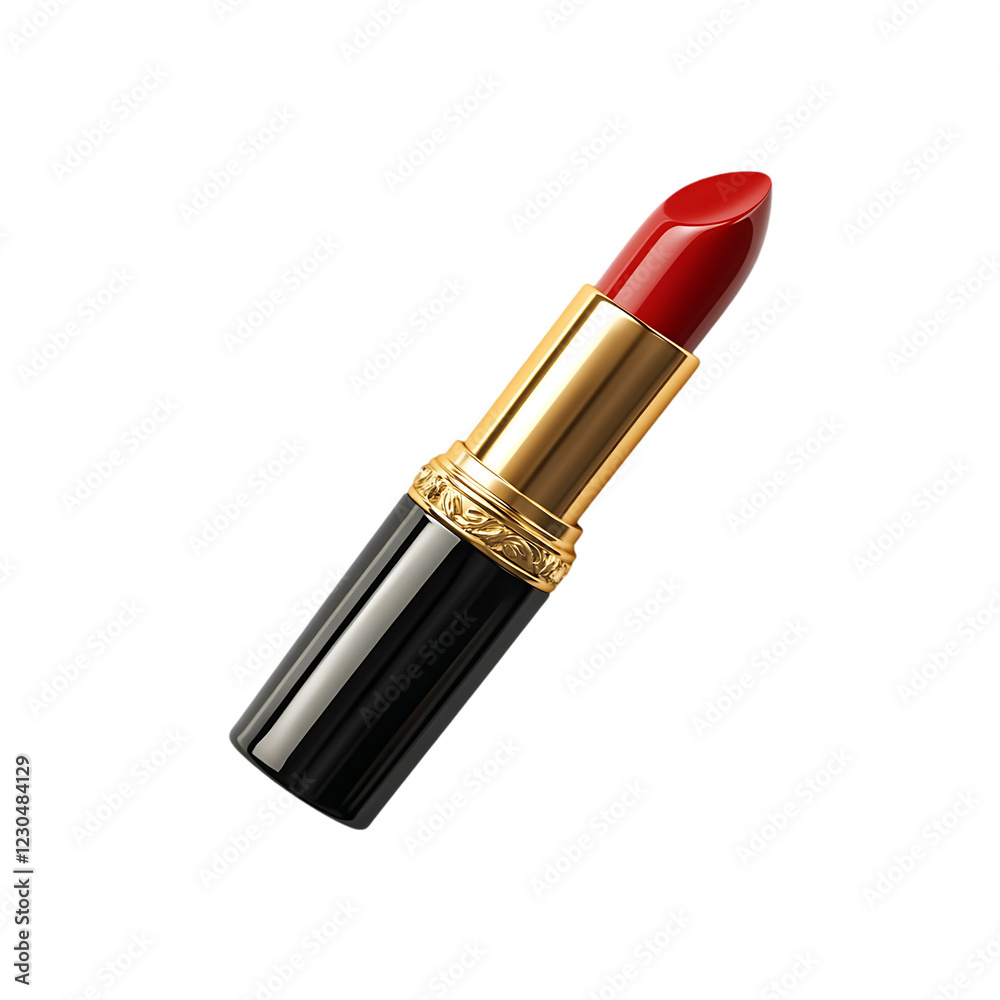 Luxurious lipstick make-up beauty product isolated on a transparent background. Luxurious lipstick make-up beauty product isolated on a transparent background.