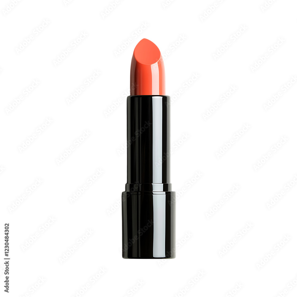 Fototapeta premium Luxurious lipstick make-up beauty product isolated on a transparent background.