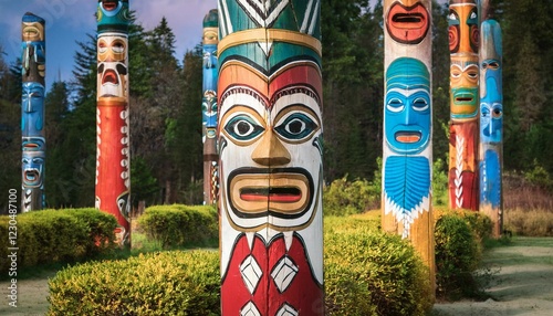 totem pole in vancouver country