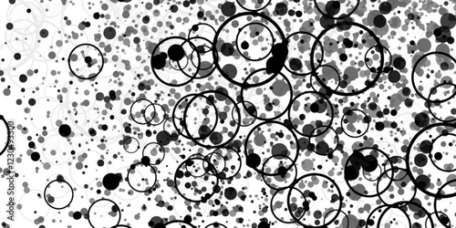 Black and grey grungy distress dispersion effect abstract white modern loft decor texture background, black and grey dust exploding against white background abstract seamless pattern texture effect.