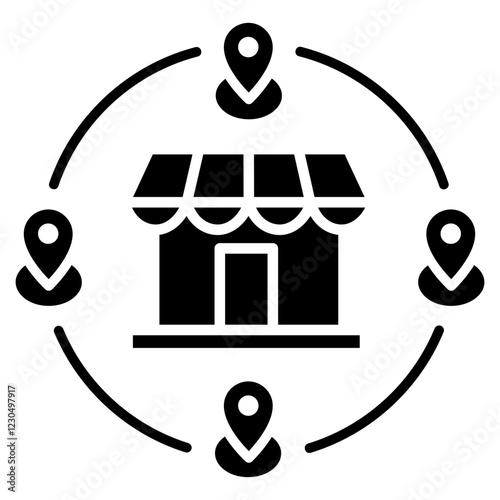 Franchise Glyph Icon
