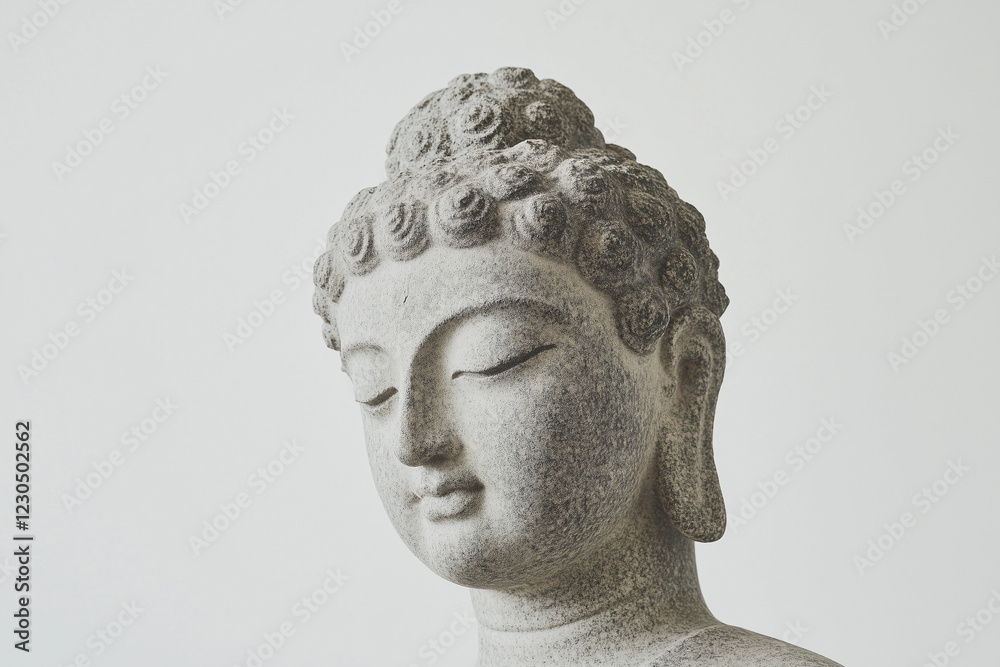Tranquil Serenity: A close-up view of a serene Buddha statue, capturing the calm and peaceful expression of the enlightened one, inviting contemplation and inner peace. Tranquil Serenity: A close-up view of a serene Buddha statue, capturing the calm and peaceful expression of the enlightened one, inviting contemplation and inner peace.