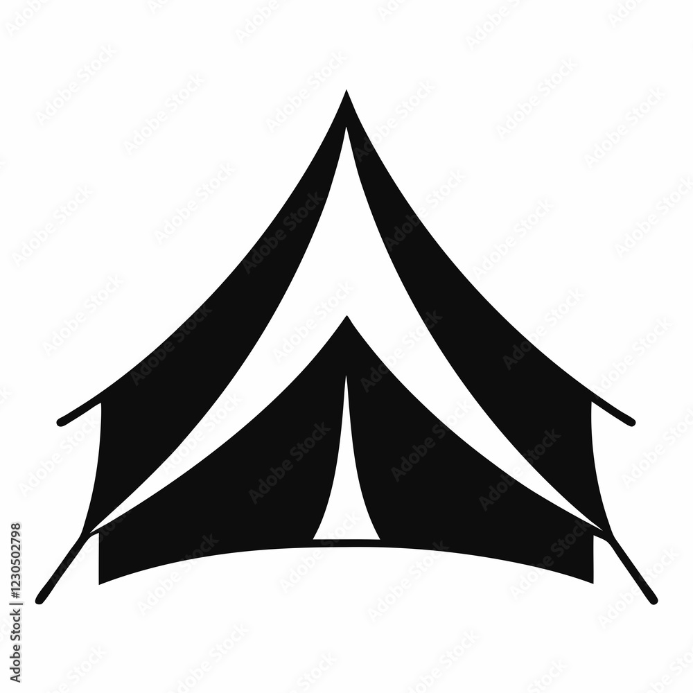 Fototapeta premium set of camping icons