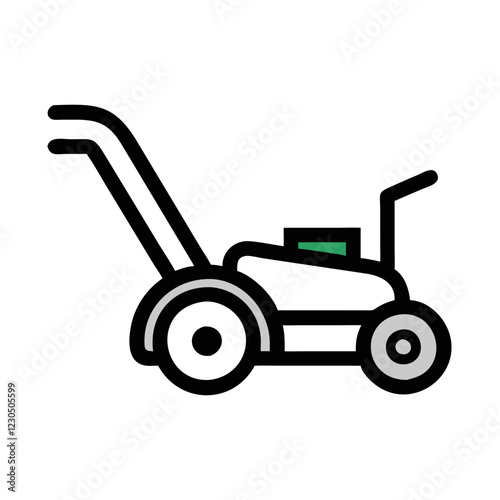 lawn mower icon design