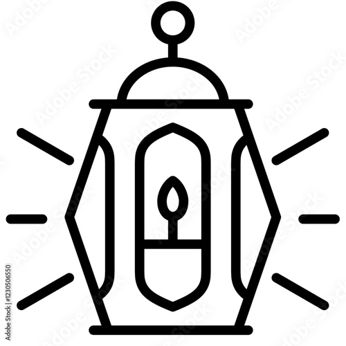 Oil Lamp Icon