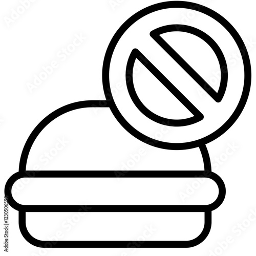 No Eat Icon