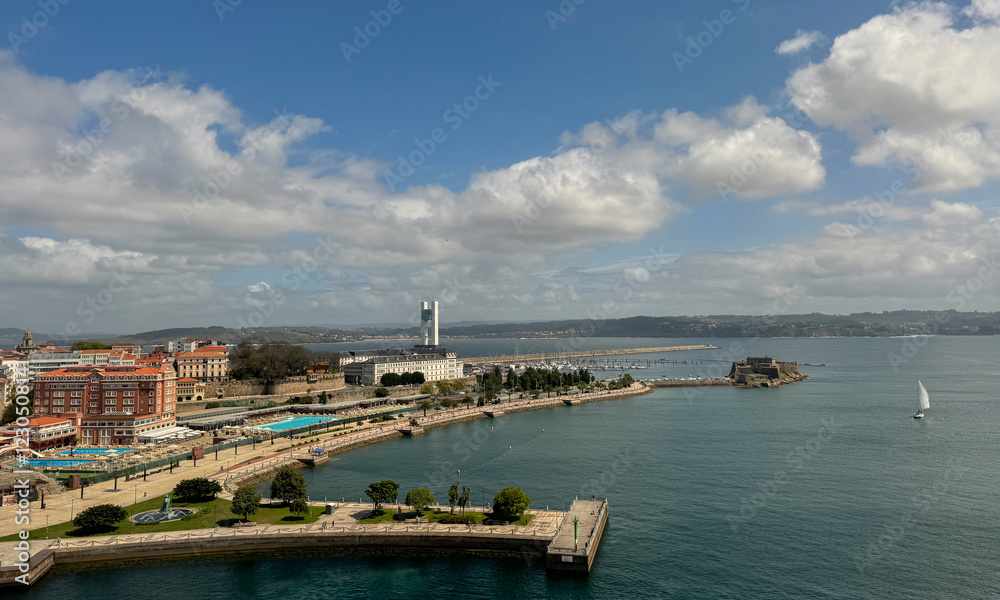 La coruna, Spain, September 04 2024 Yachts and boats at the A Coruna city port in Galicia, Spain La coruna, Spain, September 04 2024 Yachts and boats at the A Coruna city port in Galicia, Spain
