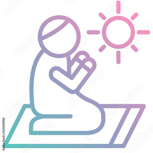 Zuhar Prayer Icon