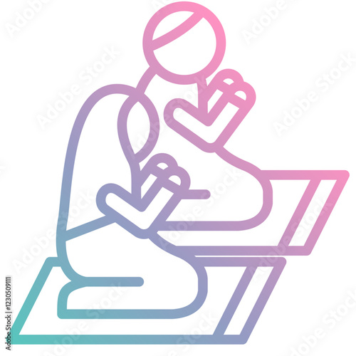 Praying Icon