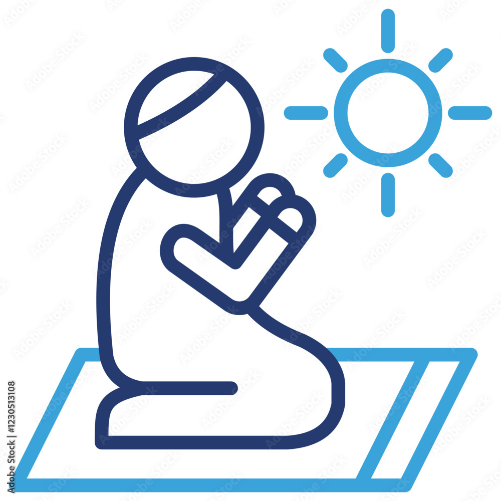 Zuhar Prayer Icon