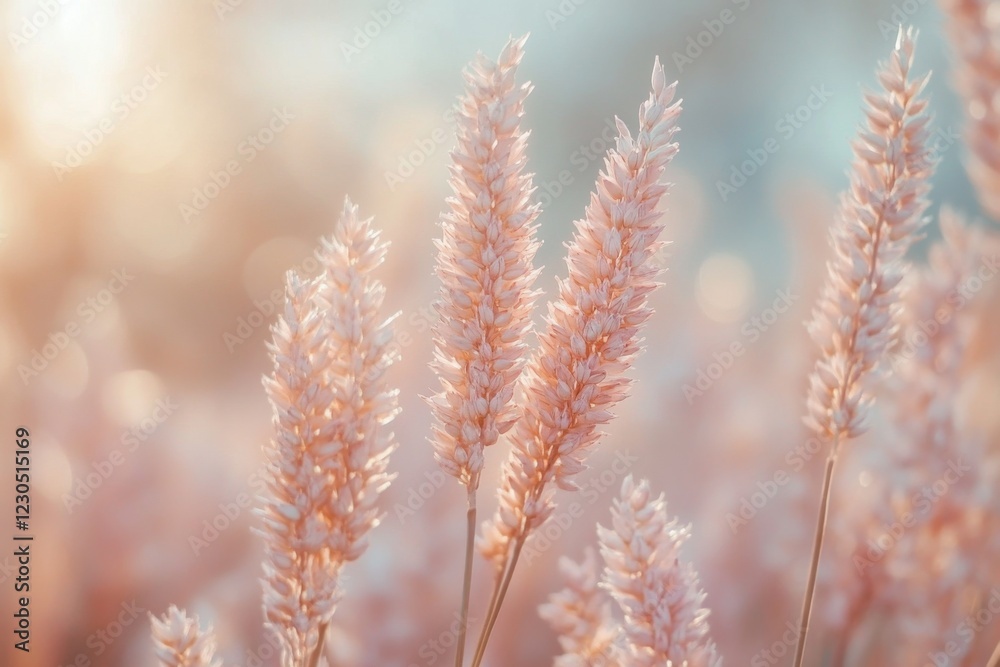 Serene Wheat Field in Soft Light Serene Wheat Field in Soft Light