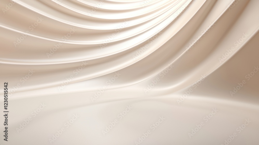 Obraz premium Abstract background with a smooth and elegant design. the background is a light beige color and has a smooth texture.
