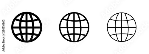World icon - vector.