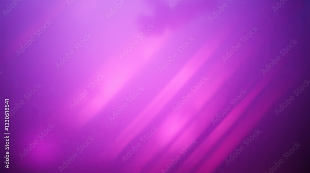 Fototapeta premium Purple gradient background with blurred light rays and soft shadows