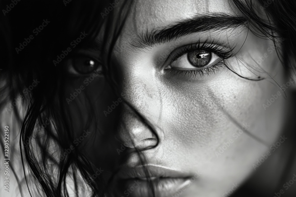 Fototapeta premium Striking Portrait of a Woman