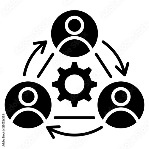 Restructuring Glyph Icon