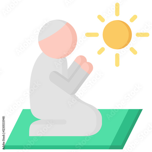 Zuhar Prayer Icon