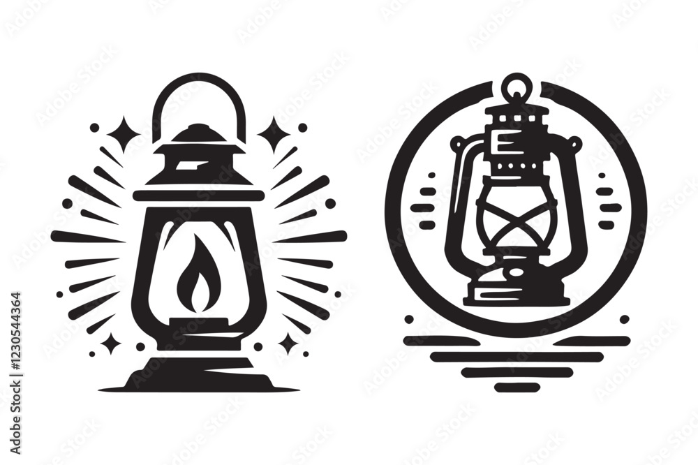 Lantern Silhouette Vector Illustrations – Ideal for Holiday Themes & Decor Lantern Silhouette Vector Illustrations – Ideal for Holiday Themes & Decor