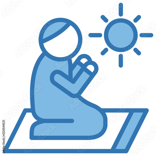 Zuhar Prayer Icon