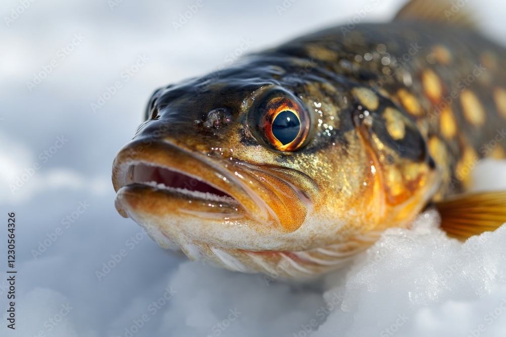 Fish on Ice Close-Up