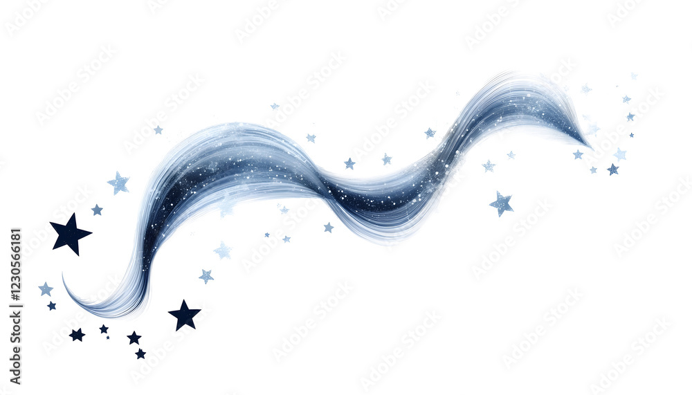 Obraz premium Swirling Star Cluster Design