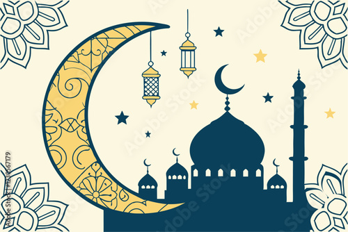 Islamic calligraphy of the mosque