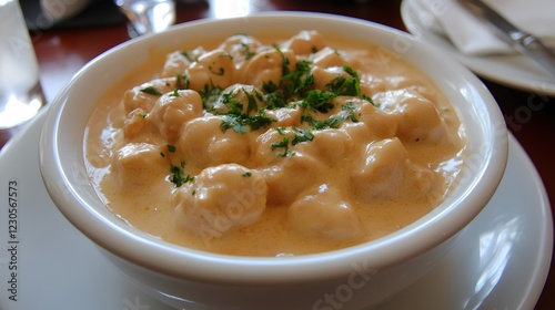 Wallpaper Mural Creamy Seafood Gnocchi Bowl Delicious Food Dish Torontodigital.ca