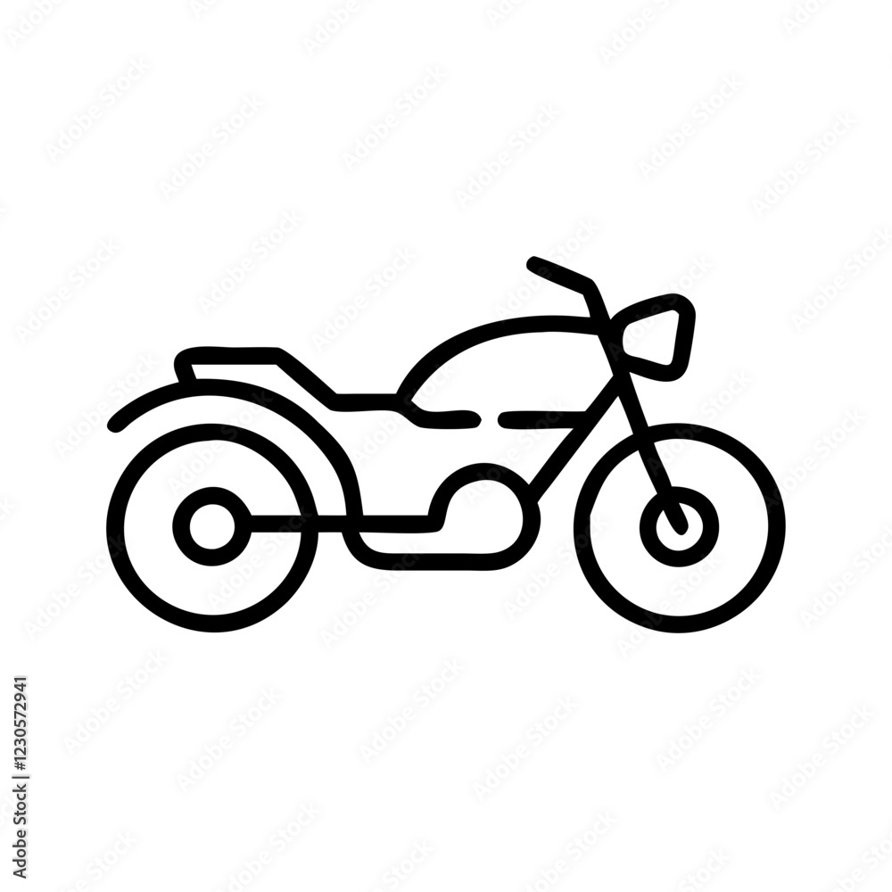 Fototapeta premium motorbike icon design