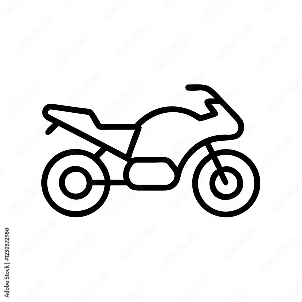 Fototapeta premium motorbike icon design