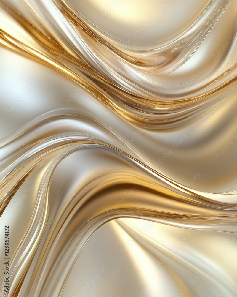 custom made wallpaper toronto digitalAbstract golden wave pattern with smooth texture.