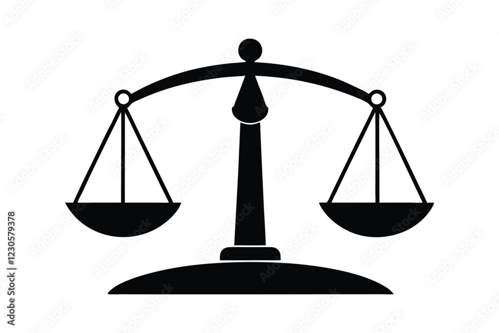 Balance scale vector art silhouette design2.eps Balance scale vector art silhouette design2.eps