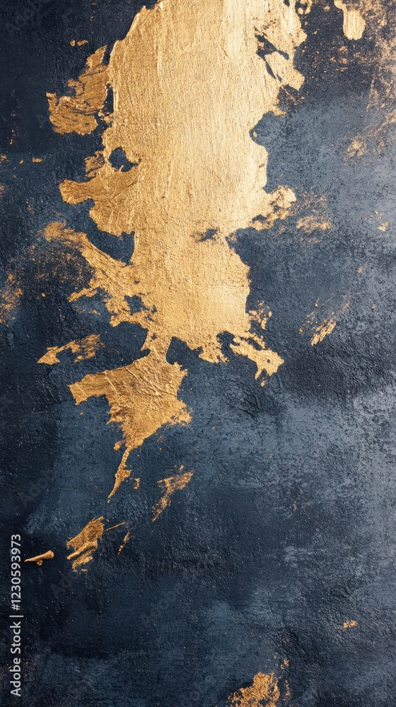 Abstract Gold Ink on Dark Surface Background Texture Abstract Gold Ink on Dark Surface Background Texture