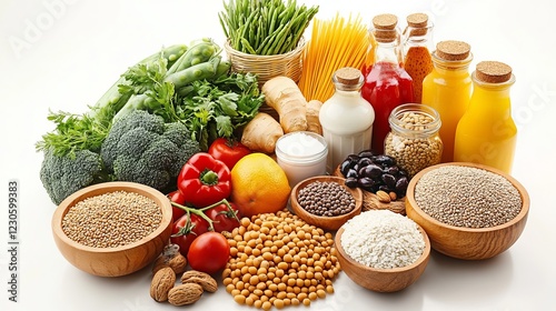 A plant-based diet is all about eating unprocessed foods that come from plants, like fruits, veggies, grains, beans, and nuts.