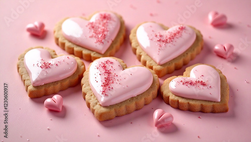 valentine day style cookies, biscuit 