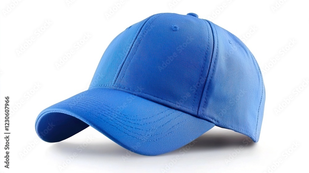 Fototapeta premium Bright Blue Cap for Casual Style and Outdoor Activities