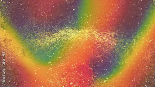 abstract blurred grainy gradient background.   colorful digital grain dusty noise effect pattern. it is multicolor vintage retro lava lamp feel 