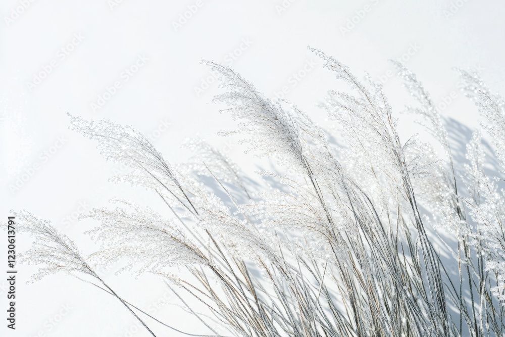 Fototapeta premium Frosted Grass in Soft Light