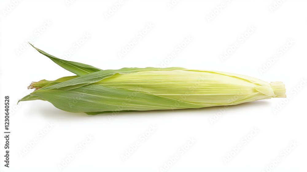 Fresh corn on the cob with leaves, harvested from the field. Organic and natural, grown without pesticides or chemicals. A healthy addition to any meal. Fresh corn on the cob with leaves, harvested from the field. Organic and natural, grown without pesticides or chemicals. A healthy addition to any meal.