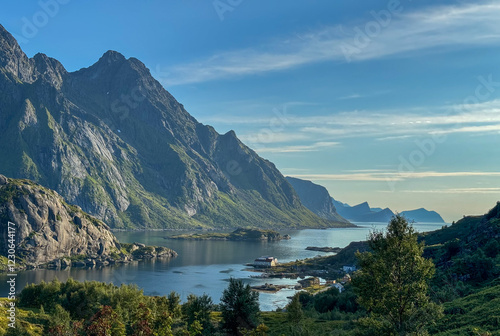 Norwegian fjords in Lofoten
