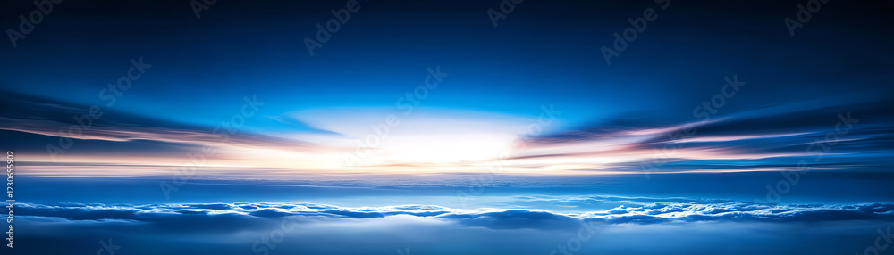 A stunning seascape at dawn with vibrant colors, showcasing the serene beauty of nature's transition between night and day. A stunning seascape at dawn with vibrant colors, showcasing the serene beauty of nature's transition between night and day.