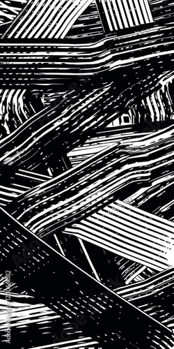 black and white pattern