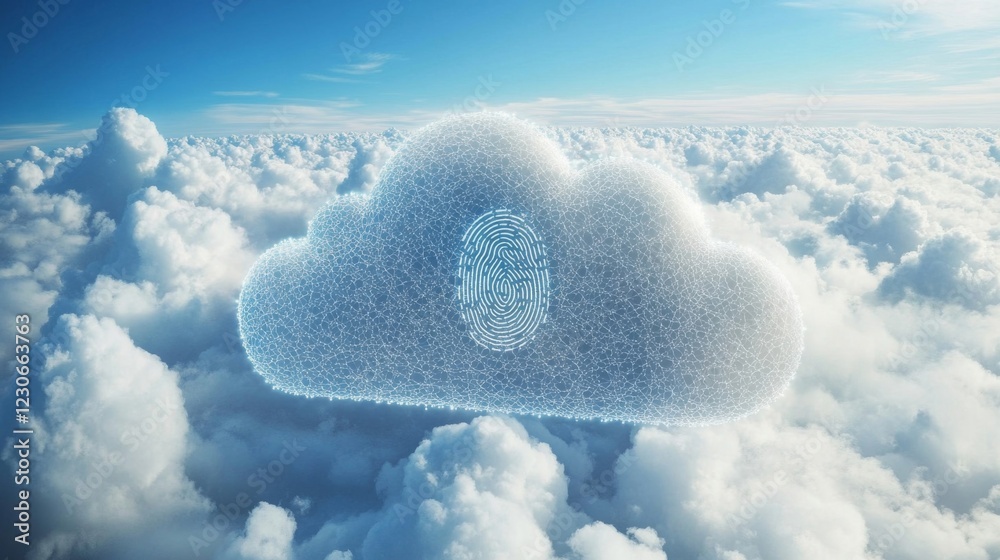 Abstract Cloud Computing Network Concept Aerial View Abstract Cloud Computing Network Concept Aerial View