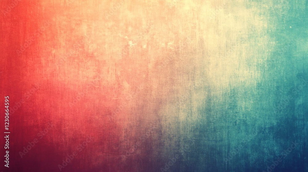 Grunge background with texture fading from red to blue, featuring a vintage and distressed appearance Grunge background with texture fading from red to blue, featuring a vintage and distressed appearance