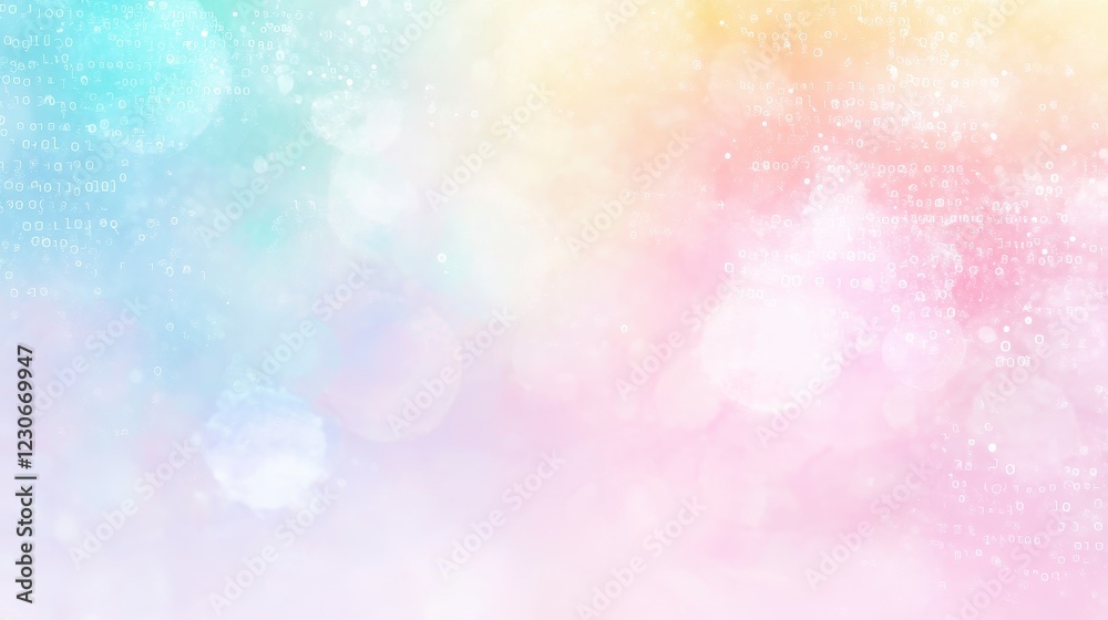 Abstract Pastel Bokeh Background With Sparkling Lights Abstract Pastel Bokeh Background With Sparkling Lights